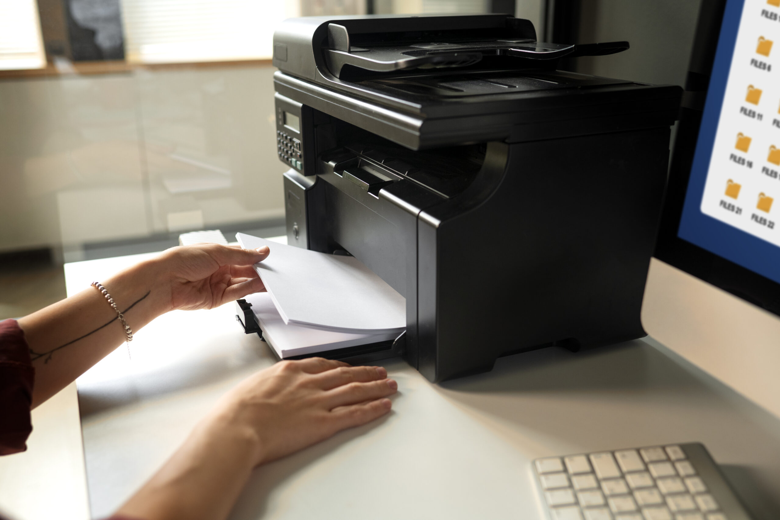 side-view-employee-using-printer